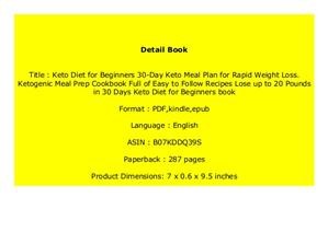 Easy Keto Food Plan Free